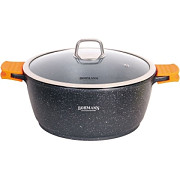 Каструля з мармуровим антипригарним покриттям на 3,9 л Bohmann BH-7350-24 Киев