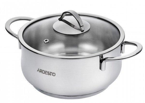Каструля зі скляною кришкою Ardesto Black Mars AR-0730-S 3 л 20 см Киев - изображение 1