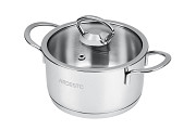 Каструля зі скляною кришкою Ardesto Luna AR-0612-S 1,2 л 14 см Киев