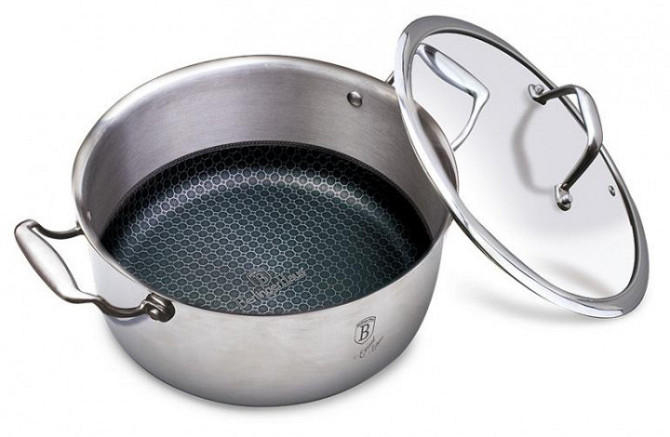 Каструля зі скляною кришкою Berlinger Haus Eternal Collection BH-6560 20 см 2.4 л Киев - изображение 1