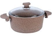 Каструля зі скляною кришкою OMS 3110-22-Brown 3.5 л 22 см Киев