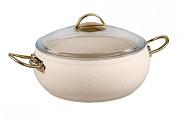 Каструля зі скляною кришкою OMS 3141-24-Ivory 4.5 л 24 см Киев