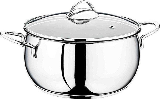 Каструля зі скляною кришкою OMS Classic 2060-16 16 см 1.8 л Киев - изображение 1
