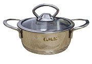 Каструля зі скляною кришкою OMS Cylinder 2008-12-05 0.5 л 12 см Киев