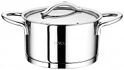 Каструля зі скляною кришкою OMS Cylinder 2037-16 16 см 1.8 л Киев