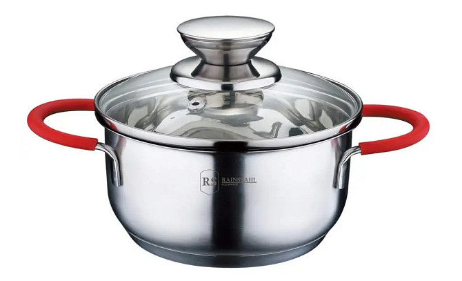 Каструля зі скляною кришкою Rainstahl RS-CS-2106-16 16 см 1.8 л Киев - изображение 1