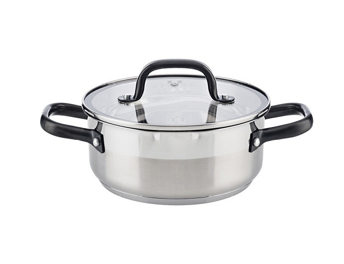 Каструля зі скляною кришкою San Ignacio SG-8115 2 л 20 см Киев - изображение 1