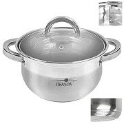 Каструля зі скляною кришкою Stenson Belly MH-2723 6.1 л 26 см Киев