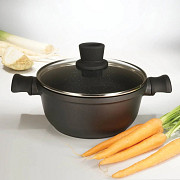 Каструля зі скляною кришкою Tiross TS1292 28 см 5.9 л Киев