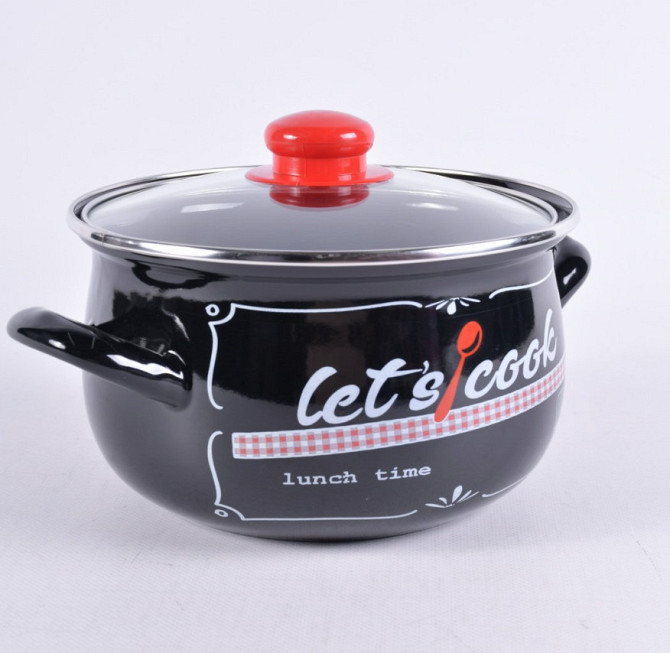 Каструля емальована Gusto Lets Cook GT-T-120-LCB 20 см 4 л Киев - изображение 1
