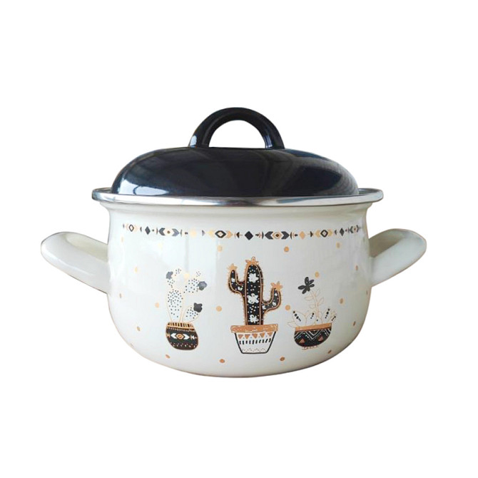 Каструля емальована Gusto Мексика GT-T-116-MX 16 см 2.1 л Киев - изображение 1