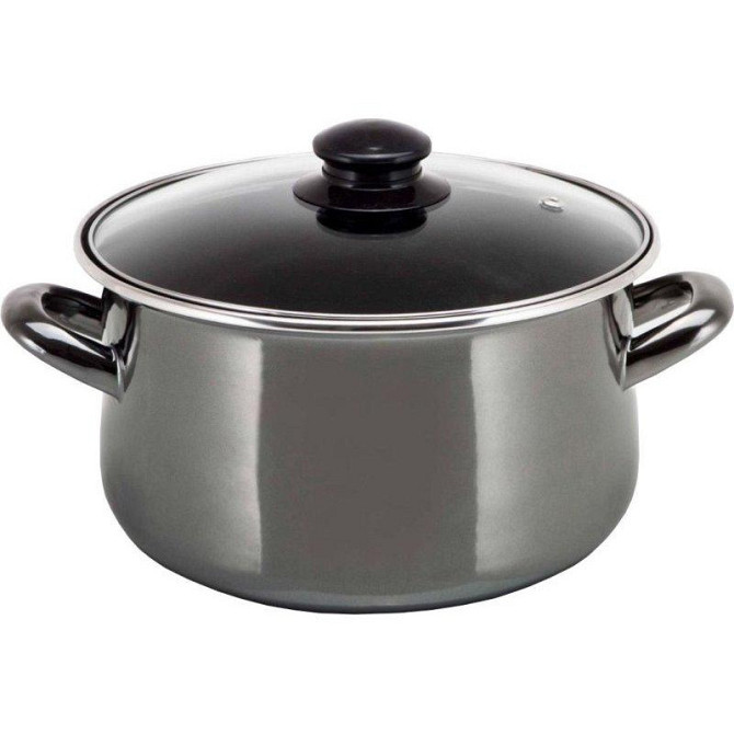 Каструля емальована Idea Home Antrasit Grey 6832815 22 см 4.8 л Киев - изображение 1