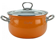 Каструля емальована Premium Gusto Оранж GT-T-224-O 24 см 5,7 л Киев