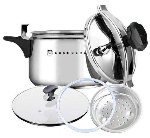 Каструля-швидковарка Edenberg EB-3768 22 см 5 л Киев - изображение 1