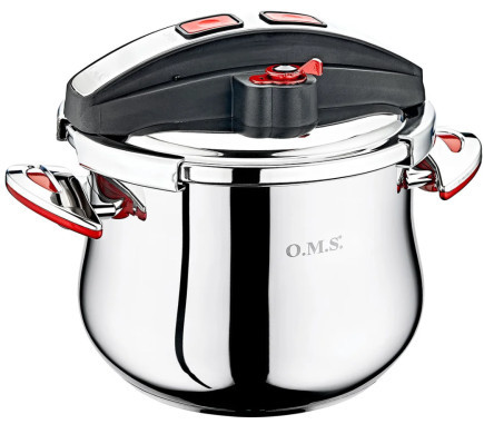Каструля-скороварка OMS 5038-7-red 7 л 22 см Киев - изображение 1