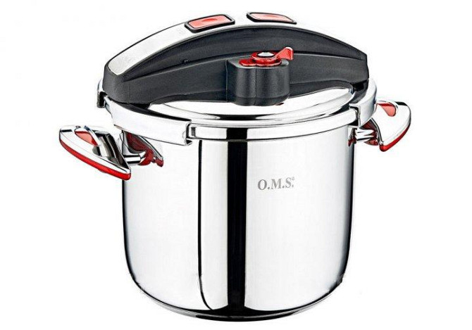 Каструля-скороварка OMS 5038-G7-red 7 л 22 см Киев - изображение 1