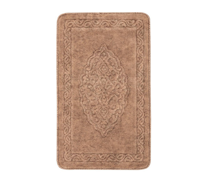 Килимок у ванну Arya Damaks AR-A107217-Beige 120х70 см бежевий Киев - изображение 1