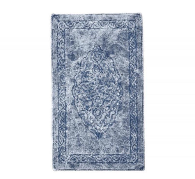 Килимок у ванну Arya Damaks AR-A107217-Blue 120х70 см блакитний Киев - изображение 1