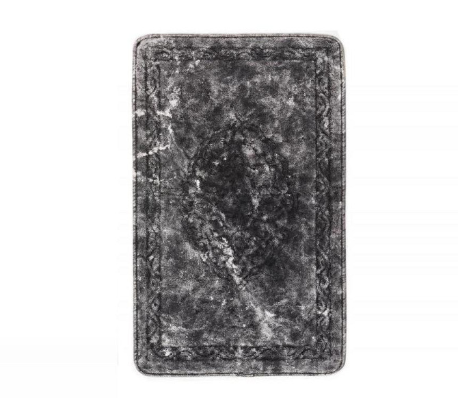Килимок у ванну Arya Damaks AR-A107217-Grey 120х70 см сірий Киев - изображение 1