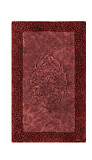 Килимок у ванну Arya Tiffany AR-A107215-Burgundy 120х70 см бордовий Киев
