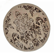 Килимок у ванну круглий Arya Osmanli AR-TR1004843-brown 120 см коричневий Киев