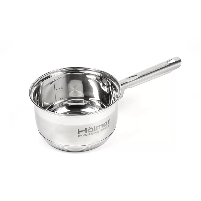 Сотейник з кришкою Holmer SP-12515-SS 1.5 л Киев - изображение 1
