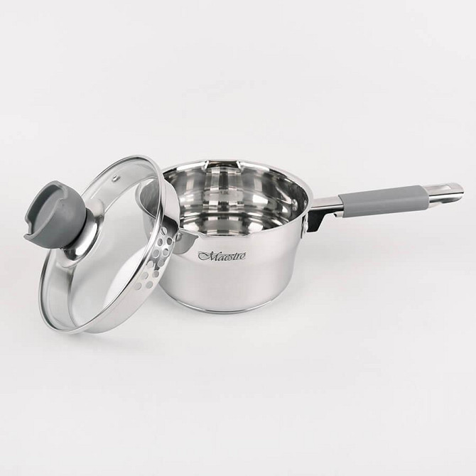Ківш із кришкою Maestro MR-3507-16S 1.7 л 16 см Киев - изображение 1