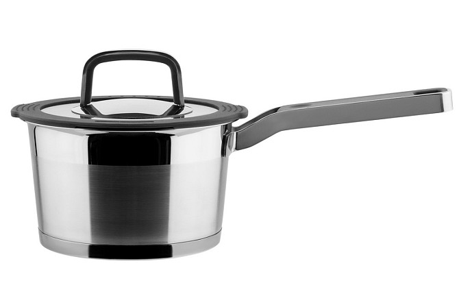 Ківш із кришкою Vinzer Moderno VZ-50070 16 см 1.8 л Киев - изображение 1