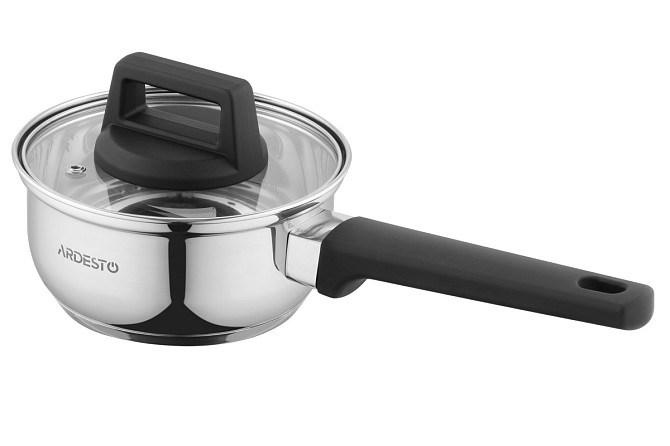 Ківш із скляною кришкою Ardesto Gemini AR-3508-G 14 см 0.8 л Киев - изображение 1