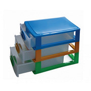 Комод для зберігання речей на 3 яруси Stenson 4820080313847 26.5х20х19 см Киев