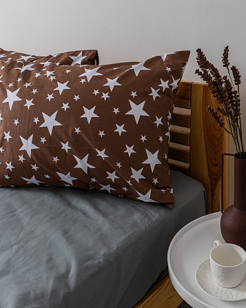 Комплект наволочок ТЕП 315 Star Brown 2-03861-24996 50х70 см 2 шт Киев - изображение 1