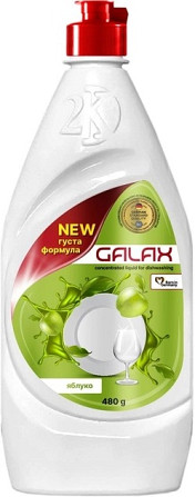 Концентрована рідина для миття посуду Galax Яблуко 142962 480 мл Киев - изображение 1