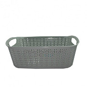 Кошик в'язка Ucsan Рlastik M-059-Grey сіра Київ