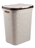 Кошик для білизни Ucsan Рlastik M-078-Cream 50 л кремова Київ