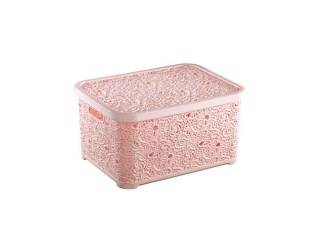 Кошик для зберігання речей Elif Plastik Ажур U-324 23х33х44 см 28 л Київ - изображение 1