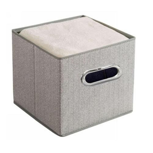 Коробка складна для зберігання речей Stenson 252525WB 25х25х25 см сіра Київ - изображение 1