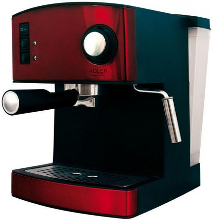 Кавоварка Adler AD-4404-red 15 бар червона Київ - изображение 1
