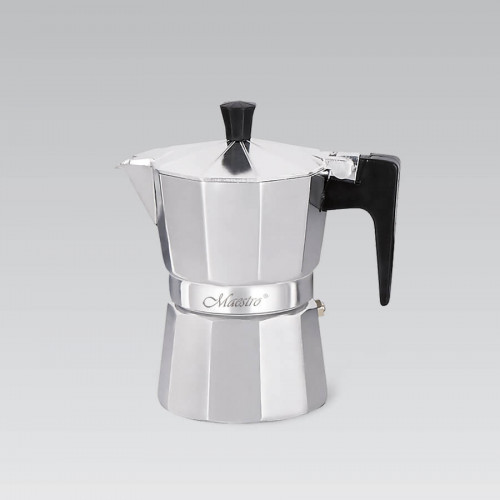 Кавоварка гейзерна Maestro МR-1666-3 150 мл 3 чашки Київ - изображение 1