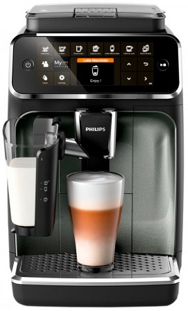 Кавомашина Philips Series 4300 EP4349-70 15 Бар чорний Киев - изображение 1
