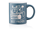 Кружка Ardesto Best friends AR-3471-BL 330 мл синя Киев