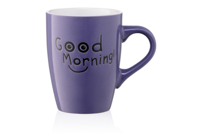 Кружка Ardesto Good Morning AR-3468-V 330 мл фіолетова Киев - изображение 1