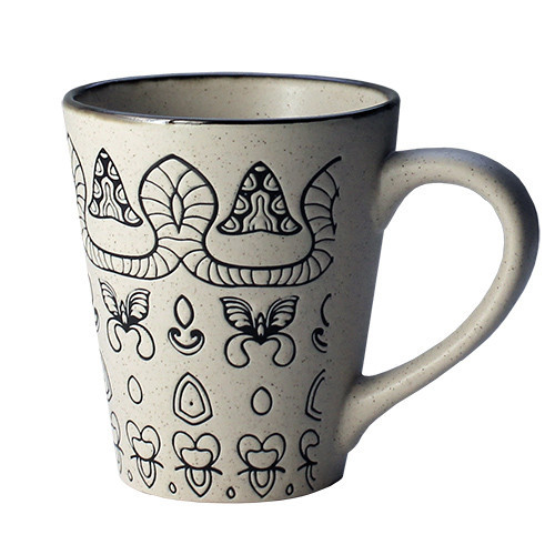 Кружка Losk Butterfly Forest Cream L0420-43B-003-M4 360 мл бежева Киев - изображение 1