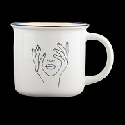 Кружка Vittora Lady in white VT-C-512370 370 мл біла Киев