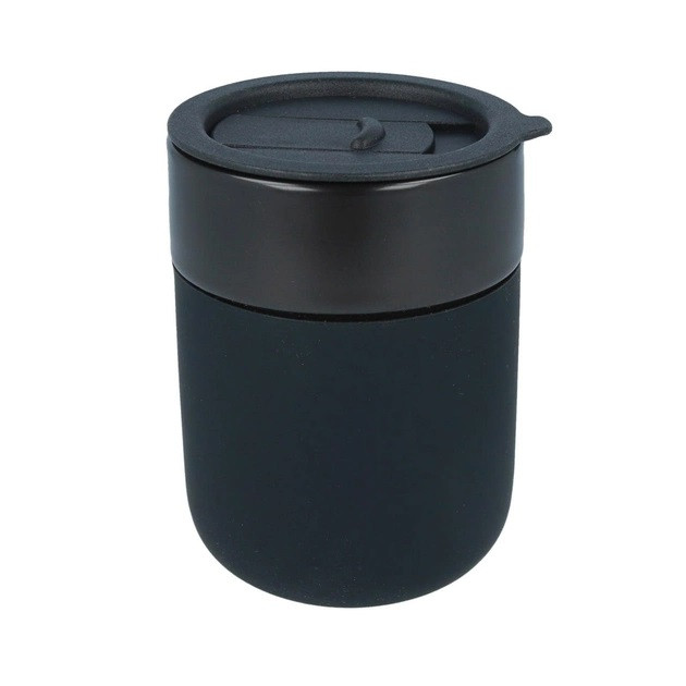 Кухоль з кришкою для кави Cute Travel Mugs 295-Black 295 мл чорний Киев - изображение 1