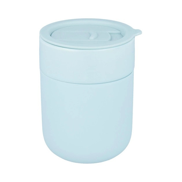 Кухоль з кришкою для кави Cute Travel Mugs 295-Light-Blue 295 мл блакитний Киев - изображение 1
