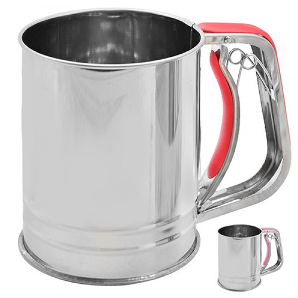 Кружка-сито для борошна Stenson R-16433 13х9,5 см Киев - изображение 1