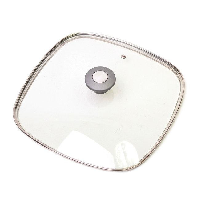 Кришка скляна Kamille KM-0828GR 28 см Киев - изображение 1