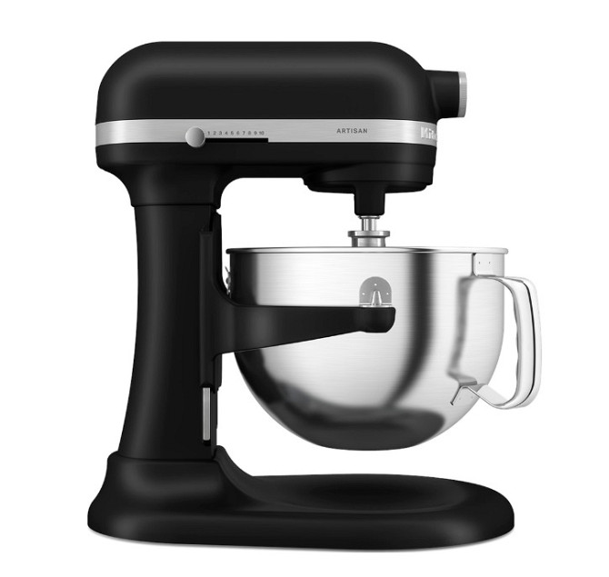 Кухонна машина KitchenAid Artisan 5KSM60SPXEBM 375 Вт чорна матова Киев - изображение 1