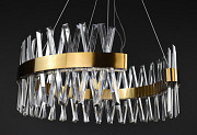 Люстра стельова LED 7006-800C Латунь 45-170х80х80 см. Киев