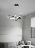 Люстра стельова LED 903-450-bk-k Чорний 30-150х52х52 см. Киев
